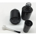 feito sob encomenda uv gel preto cosméticos vidro unha polonês garrafa 15ml